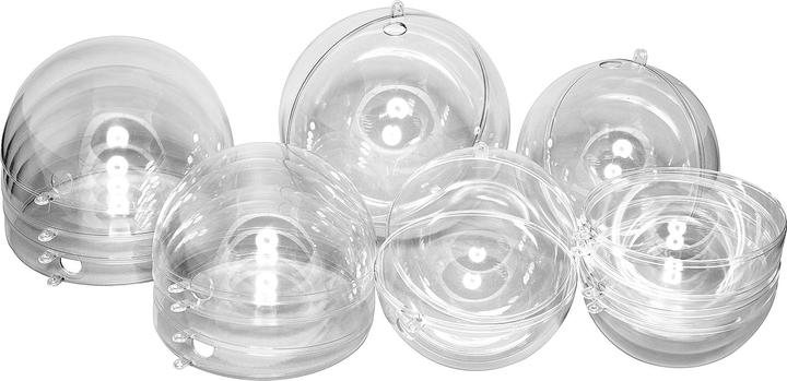 Actual product image VBS Acrylic ball with hole "Assorted", set of 9, 3 x Ø 12, 14, 16 cm each