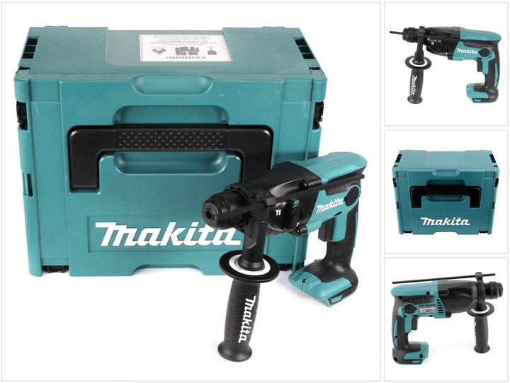 Produktbild Makita DHR 165 ZJ 18 V Li-Ion Akku Bohrhammer mit 1,3 Joule Solo im Makpac - ohne Akku, ohne Ladeger (Akkubetrieb)