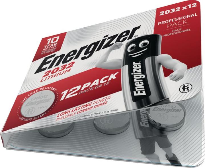 Produktbild Energizer Lithium CR2032 (12 Stk., CR2032, 240 mAh)