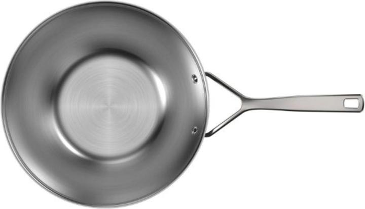 Image du produit Demeyere Black 5 Wok zonder deksel 30cm - 3l (30 cm, Wok, Acier inoxydable)