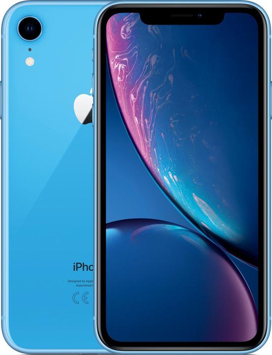 Actual product image Apple iPhone XR (64 GB, Blue, 6.10", SIM + eSIM, 12 Mpx, 4G)