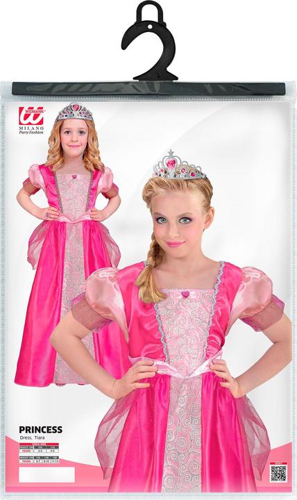 Actual product image Widmann Princess costume including tiara (128)