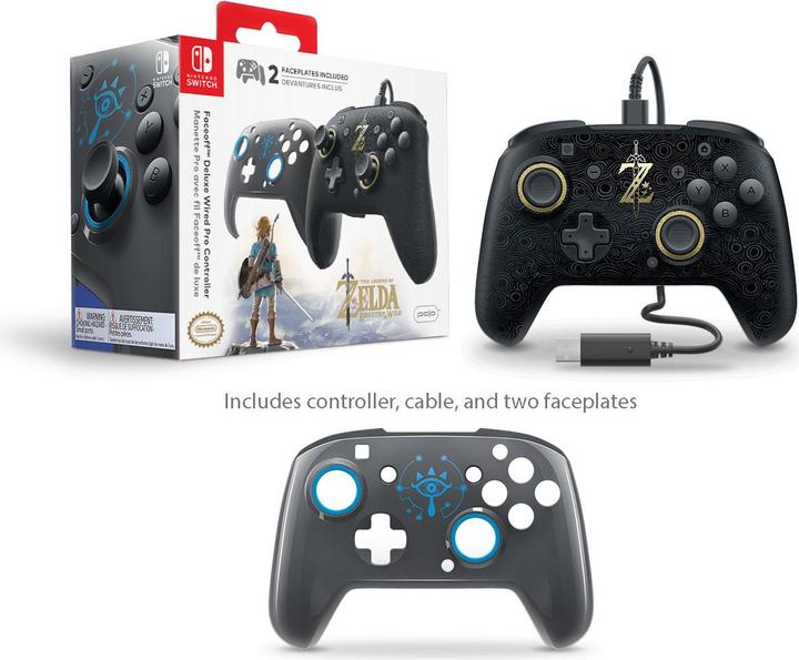 Immagine prodotto PDP Faceoff Deluxe - Wired Pro Controller (Switch)