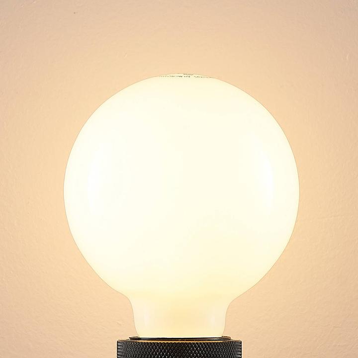 Produktbild Arcchio LED-Lampe E27 8W 2.700K G95 Globe, dimmbar, opal (E27, 8 W, 980 lm, 1 x, E)