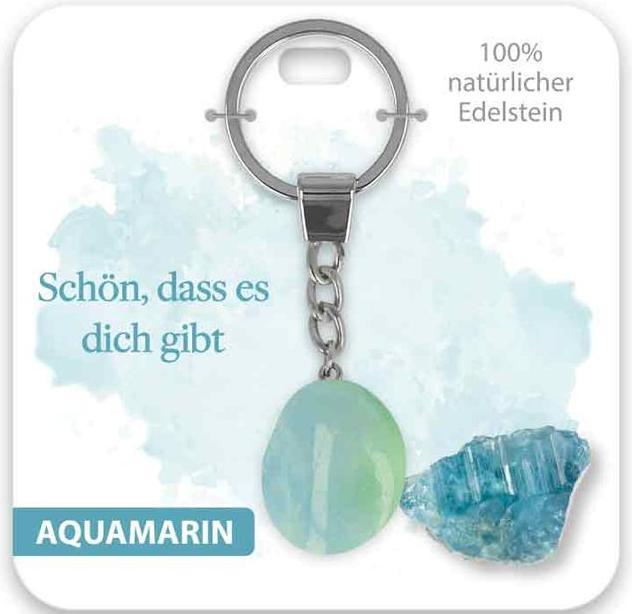 Produktbild BB Klostermannn Schlsselanhnger Aquamar.Schn,dass es dich gibt