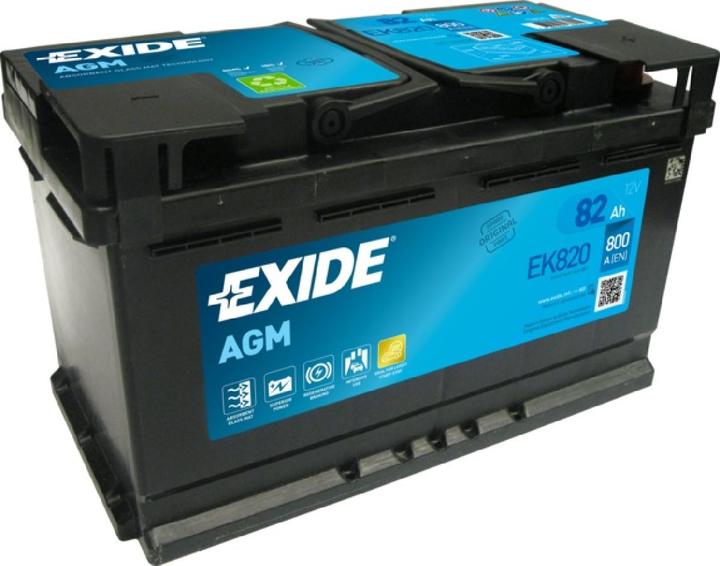 Immagine prodotto Exide EK820 (12 V, 82 Ah, 800 A)