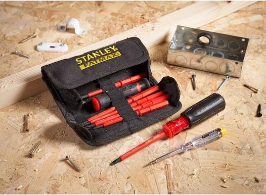 Produktbild Stanley Schraubendreher-Set Multi-Bit 1000V (Pozidriv-Kreuzschlitz (PZ), Schlitz, Phillipps-Kreuzschlitz (PH))