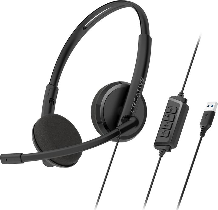 Actual product image Creative Crea Headset HS-220 51EF1070AA001 (Cable, USB-A)