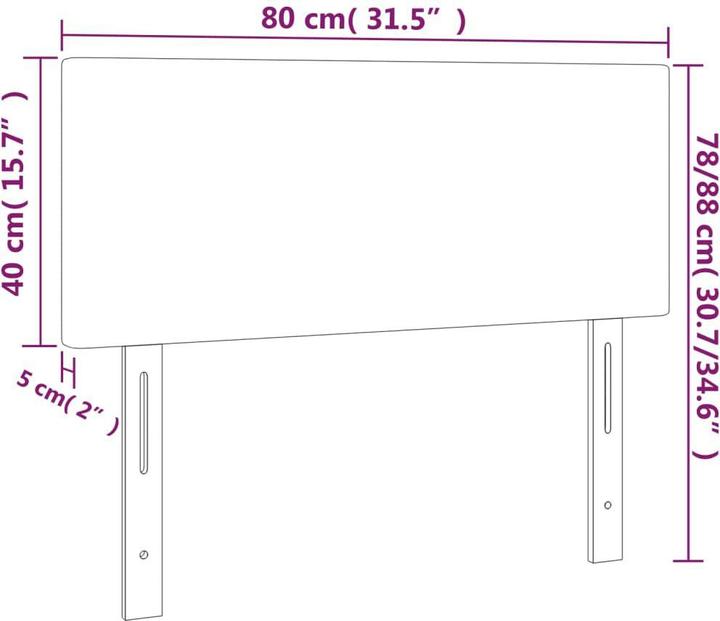 Immagine prodotto VidaXL Loretta (80 x 5 x 88 cm)