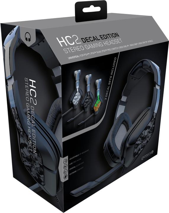 Image du produit Gioteck Casque HC2 kabelg.PS4,Xbox One,Nint.Swi.,PC,3.5mm B (Filaire)