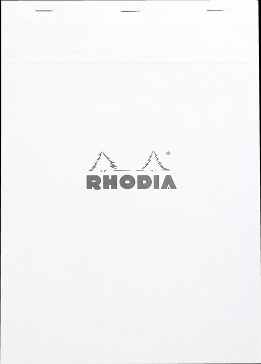 Actual product image Rhodia Blocks stapled 80g Basics (A4, Checked, Soft cover)