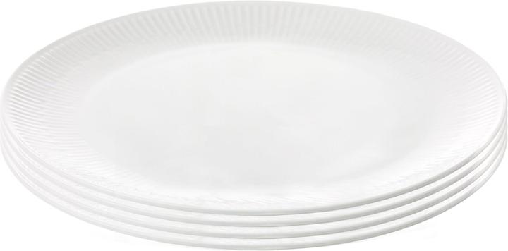 Image du produit Aida Relief - Set of 4 - Assiette à déjeuner blanche - 22 cm (35186) (4 x, 22 cm)