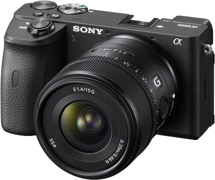 Actual product image Sony E 15mm f/1.4 G (Sony E, APS-C / DX)