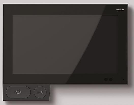 Produktbild Siedle A 180-10 S Axiom z.Wandmontage Schwarzgrau (WLAN)