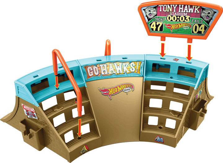 Image du produit Hot Wheels Gamme Skate Drop In Skate Set
