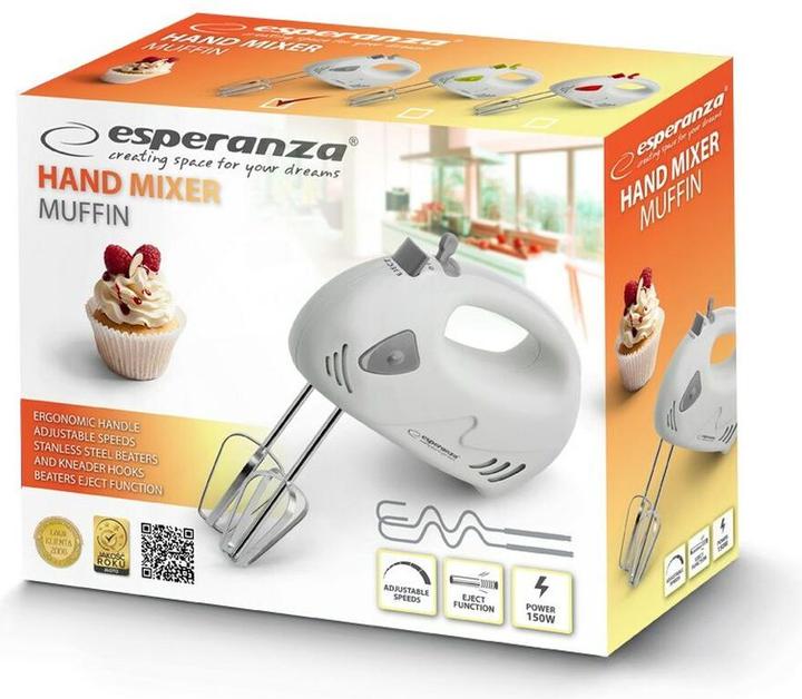 Immagine prodotto Esperanza Miscelatore Manuale Per Muffin 150w (150 W)