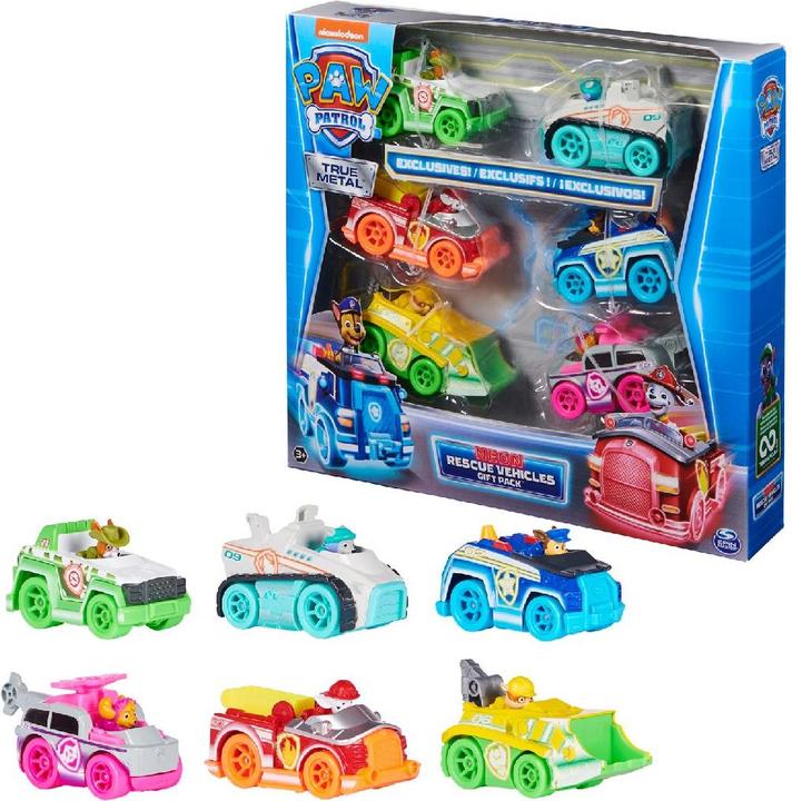 Immagine prodotto Paw Patrol veicoli di salvataggio in vero metallo aw Patrol