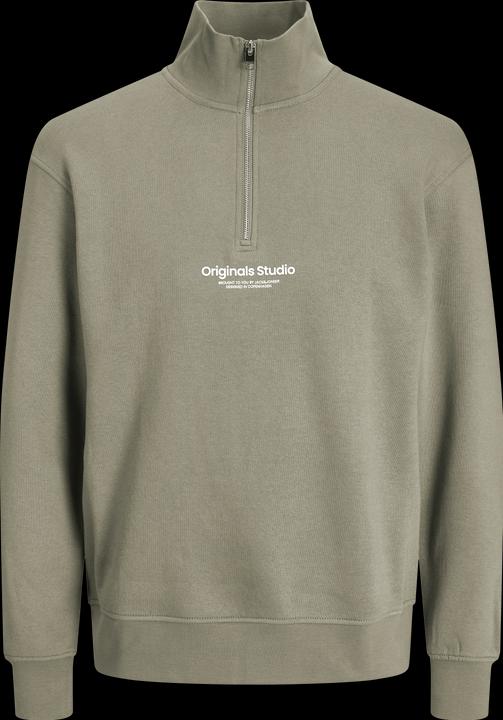 Jack & Jones Text Sweatshirt mit halbem Reissverschluss Sweatshirt mit halbem Reissverschluss