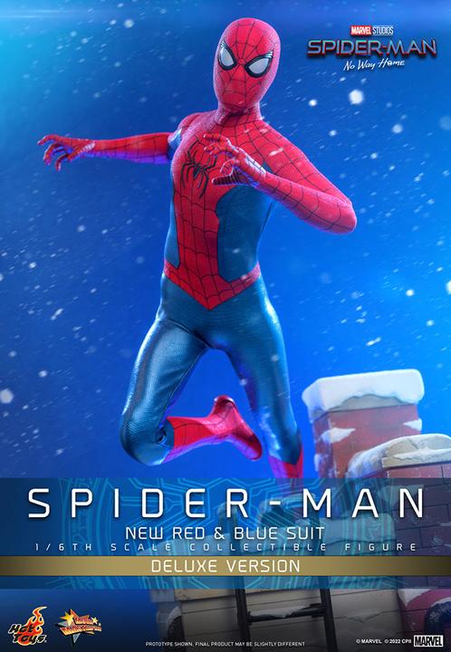 Produktbild Hot Toys Spider-Man: No Way Home figurine Movie Masterpiece 1/6 Spider-Man (New Red and Blue Suit) (Deluxe Ve