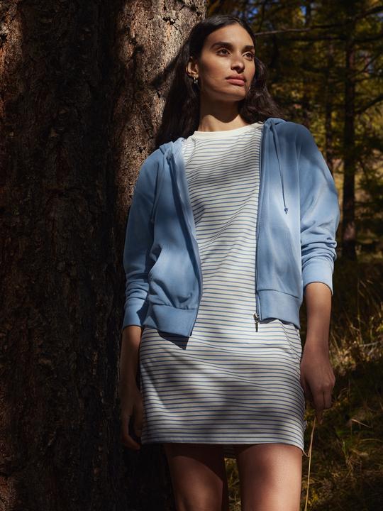 Actual product image Calida Sweat jacket loungewear "Lounge Velours" light blue (38)
