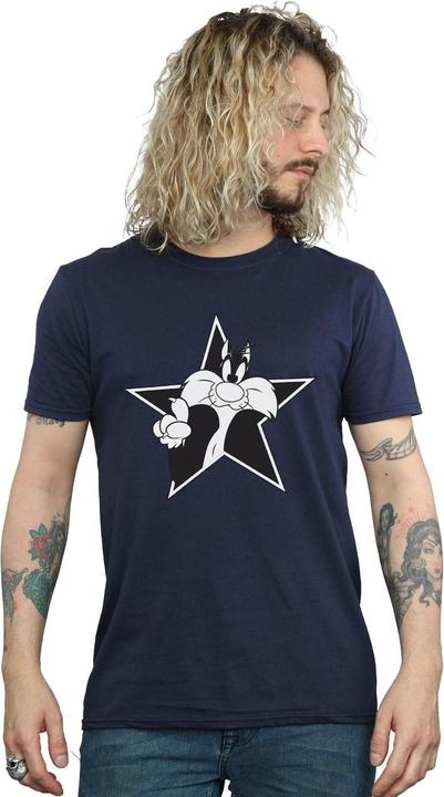 Produktbild Looney Tunes Sylvester Mono Star TShirt (L)