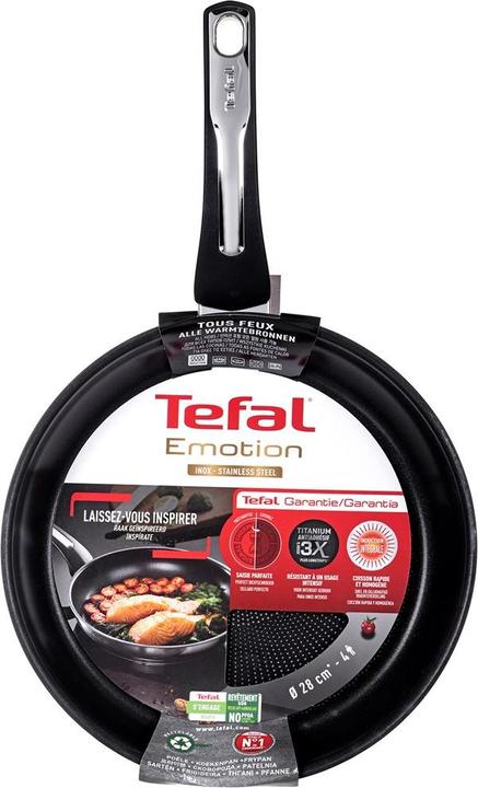 Actual product image Tefal EMOTION 28 CM E30006 (28 cm, Frying pan, Stainless steel)