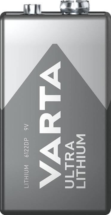 Actual product image Varta ULTRA Lithium (1 pcs., 9V Block, 1200 mAh)