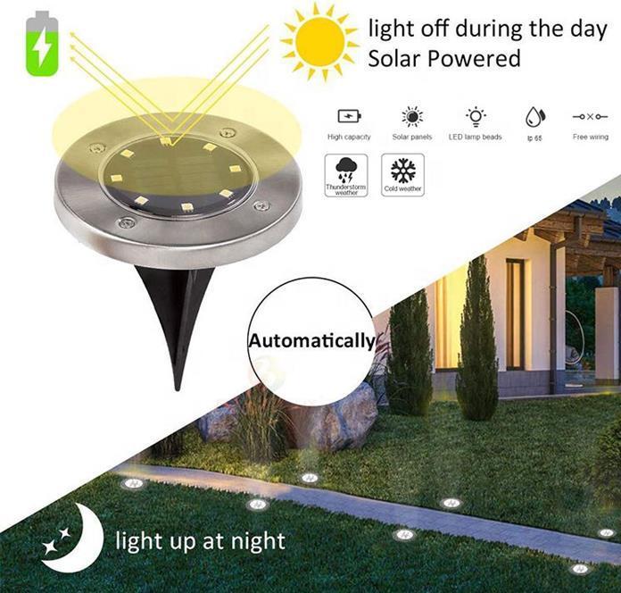 Image du produit GuGus Lumière solaire au sol LED (800 lm, Étanche)