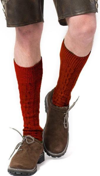 Produktbild PartyChimp Oktoberfest Kniestrümpfe Socken Deluxe Rot Grösse 39-42 (39 - 42)