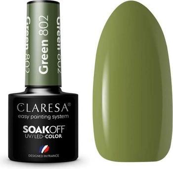 Produktbild Claresa Soak Off Uv/Led Green Gel Polish 802 5G (Green, UV-Gel Lack)