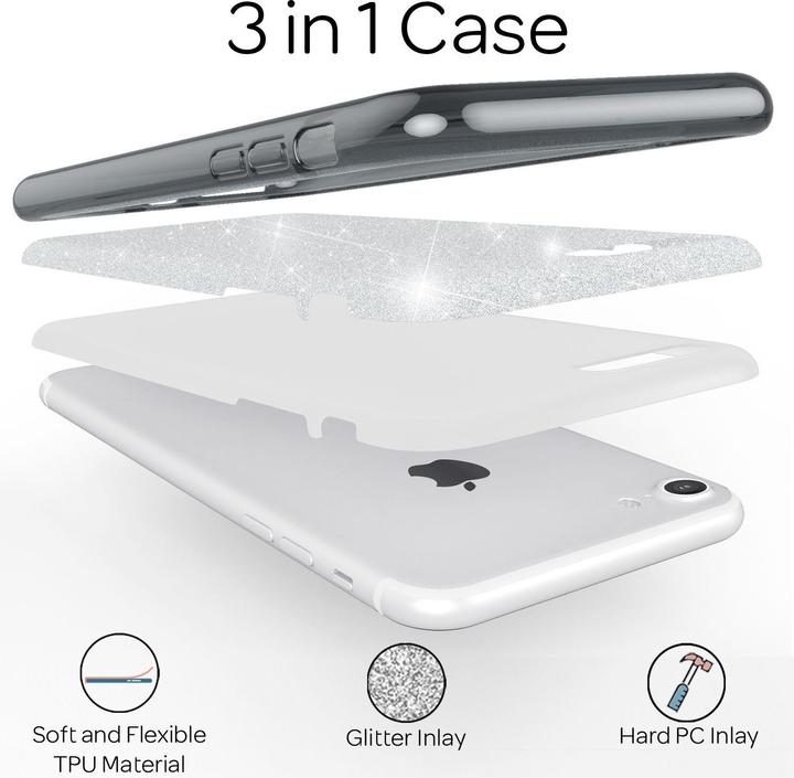 Immagine prodotto Nalia Custodia per cellulare Glitter (Apple iPhone 7)