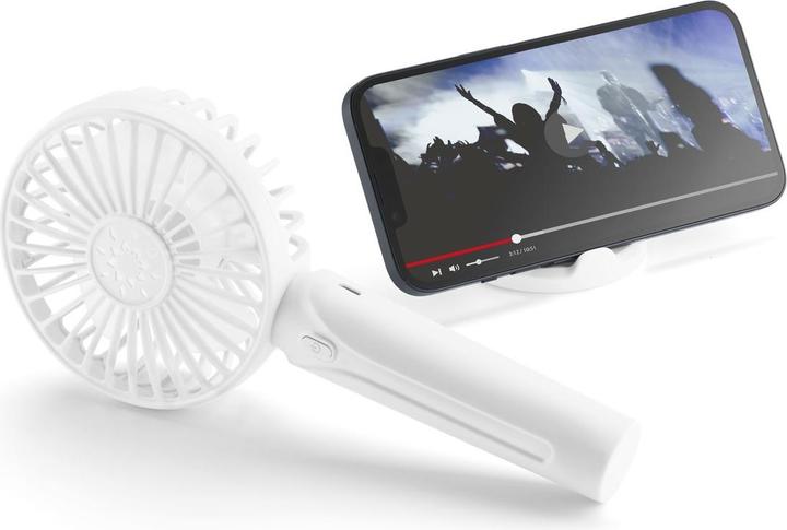 Image du produit Cellularline Ventilateur Breezy blanc Ventilateur portable avec fonction de support PORTABLEFANW