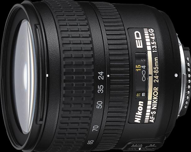 Actual product image Nikon AF-S Nikkor 24-85mm f/3.5-4.5G ED VR (Nikon F, full size)