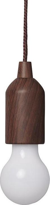 Actual product image ProPlus Retro Lamp Wooden Motif with Cord 90cm