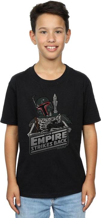 Actual product image Star Wars Boys Boba Fett Skeleton T-Shirt (128)