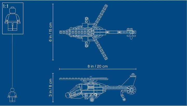 Produktbild LEGO Hubschrauber (31092, LEGO Creator 3-in-1)