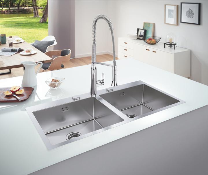 Produktbild Grohe K800 Edelstahlspüle (49.50 cm, 100.90 cm)