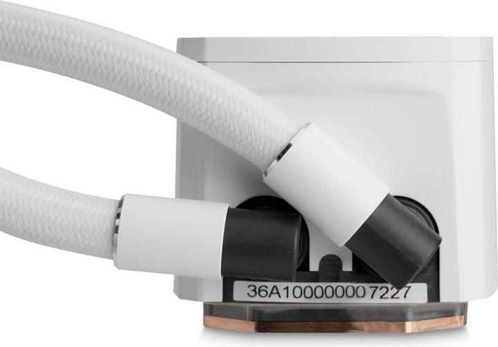 Actual product image EKWB EK-Nucleus AIO CR240 Lux D-RGB Complete Water Cooler - White