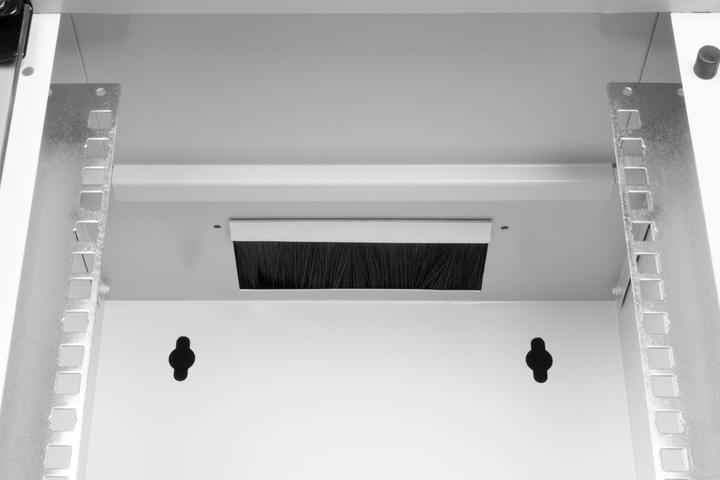 Actual product image Digitus 10" 9U wall-mounted enclosure, SOHO PRO 457 x 316 x 298 mm, grey (9 RU, 10 inch rack)
