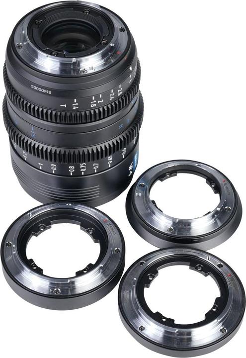 Image du produit Sirui VP-1-3B VISION PRIME T1.4 Full-frame Cine Lens 24mm&35mm&50mm Black mit Wechsel Mount (Monture C, Plein format)