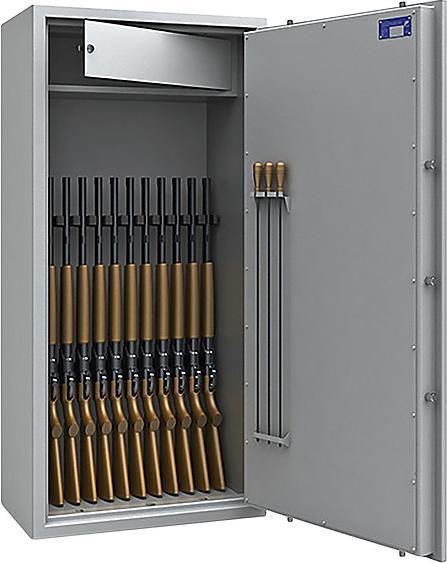 Immagine prodotto ISS Research Armadio di sicurezza per armi, BCE-S classe I, alt. x largh. x prof. 1550 x 750