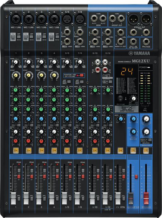 Yamaha Mg12xu (Studio- und Livemixer)