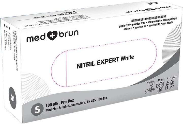 MedBrun - Nitril Handschuhe Expert White (M)