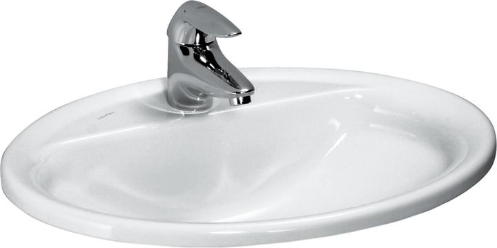 Laufen Einbauwaschtisch PRO B 560x440mm mit Überlauf und Hahnloch weiss (440 mm, 560 mm)