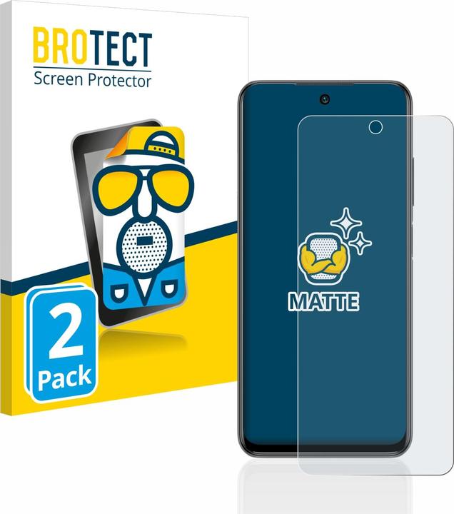 Produktbild BROTECT Entspiegelungs-Schutzfolie Displayschutz Matt (2 Stück, Xiaomi Redmi Note 10 5G)
