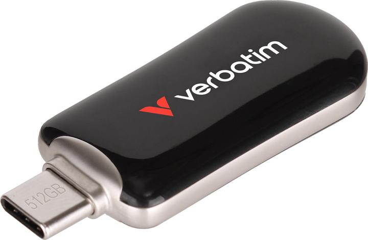 Actual product image Verbatim Plectra Black 256GB USB-C Flash Drive 30226 (256 GB, USB 3.2)