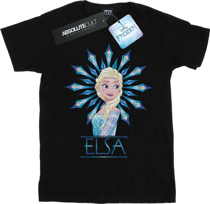 Immagine prodotto Disney Frozen Elsa Snowflake Maglietta Ampia Donna (L)