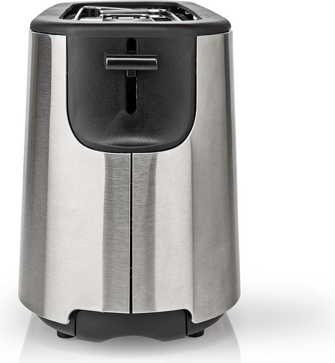 Produktbild Nedis Toaster Edelstahl Serie 1 Steckplätz Bräunungsstufen: 6 Auftaufunktion Brötchenaufsatz Alumini (EU-Stecker)