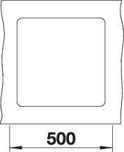 Produktbild Blanco Subline 400-F (42.70 cm, 42.70 cm)