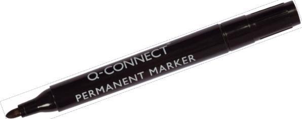Produktbild Q-Connect Permanent Marker mit Rundspitze (Black, 2 mm, 1 x)